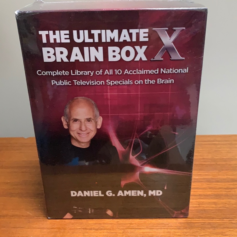 📚Daniel G Amen The Ultimate Brain Box Complete Library 10 DVDs NIB